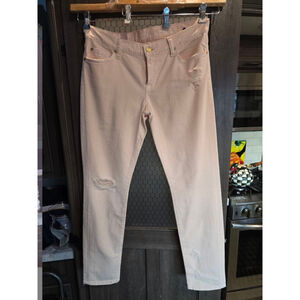 Women's 7 For All Mankind Pink Denim Jeans Size 30 Never worn